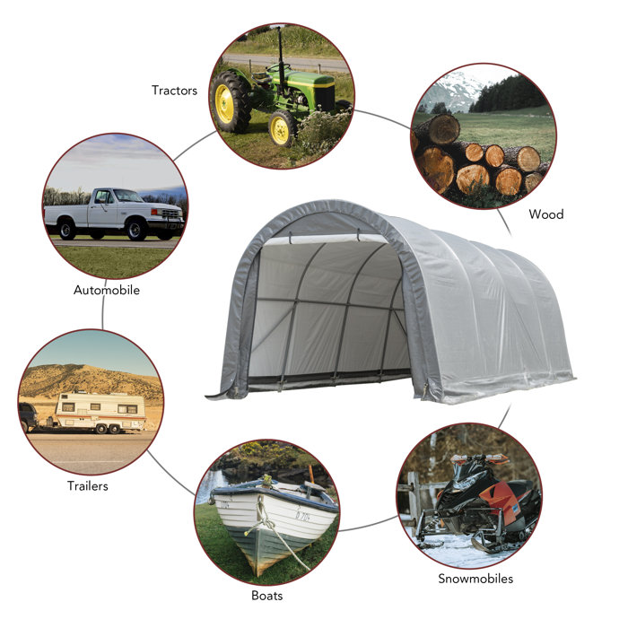 WEATHERFAST 10 Ft. W x 20 Ft. D Garage Wayfair